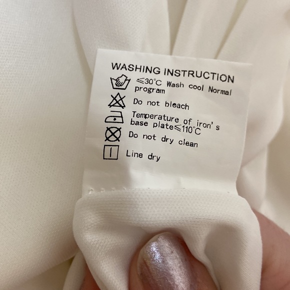 Women’s SHEIN Angel Fashions crisscross backless split thigh dress. Size small. - Picture 16 of 16